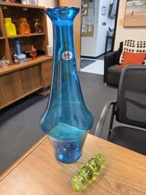 BLENKO GLASS PEW PEW DECANTER